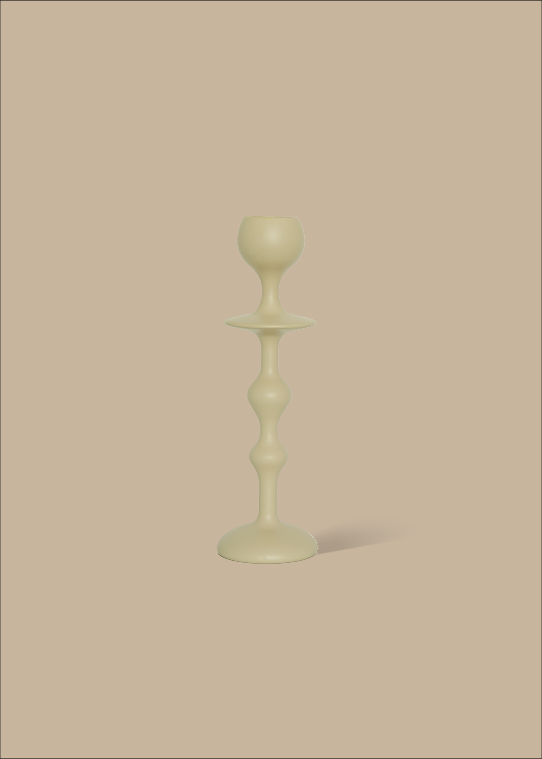 Infinity Candle Holder -  Ivory Medium