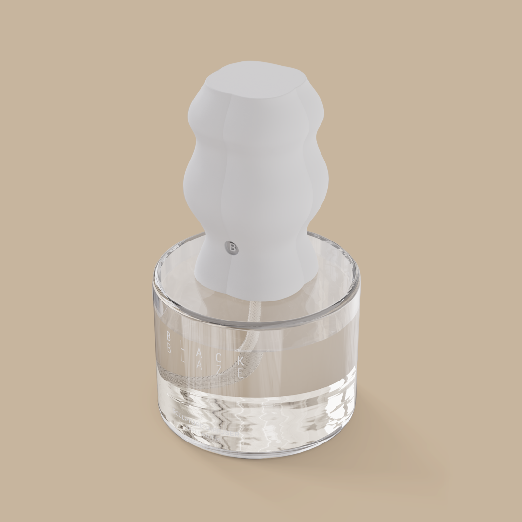 Sculpture Diffuser - Clary Sage - BLACK BLAZE