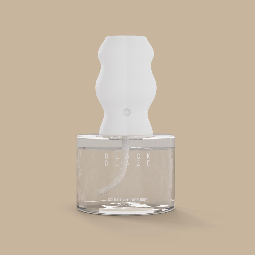 Sculpture Diffuser - Sunset Embers - BLACK BLAZE