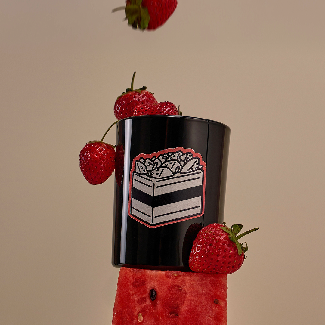 Strawberry Watermelon Cake Scented Candle