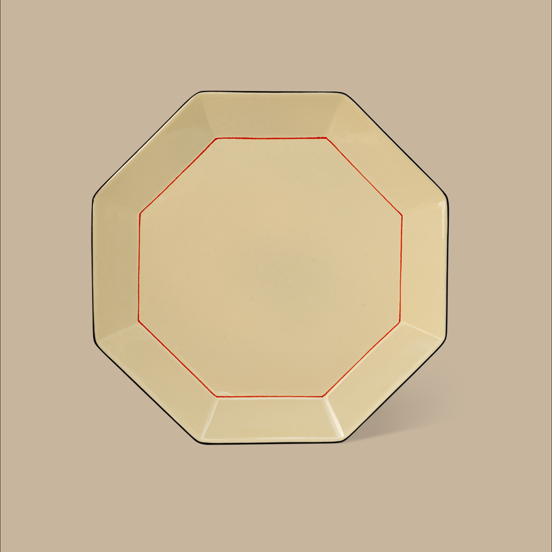 Gem Dinner Plate - Ivory