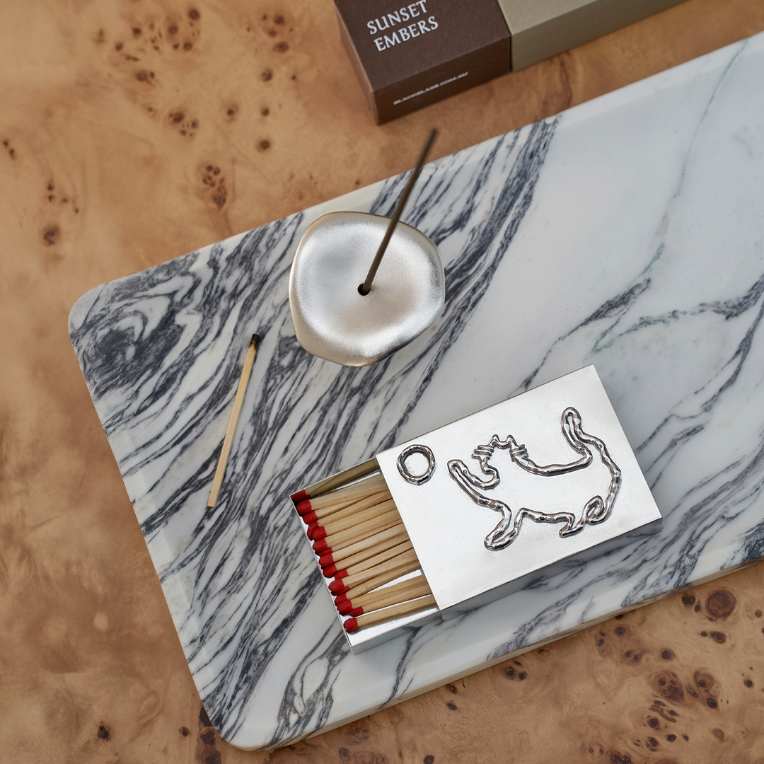 Mews Matchbox - Silver