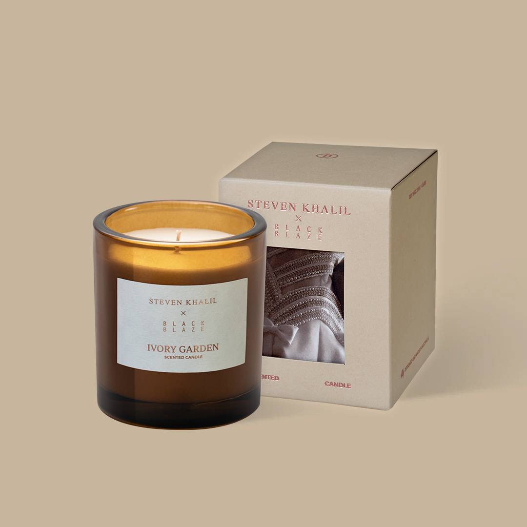Ivory Garden Scented Candle - Steven Khalil x Black Blaze