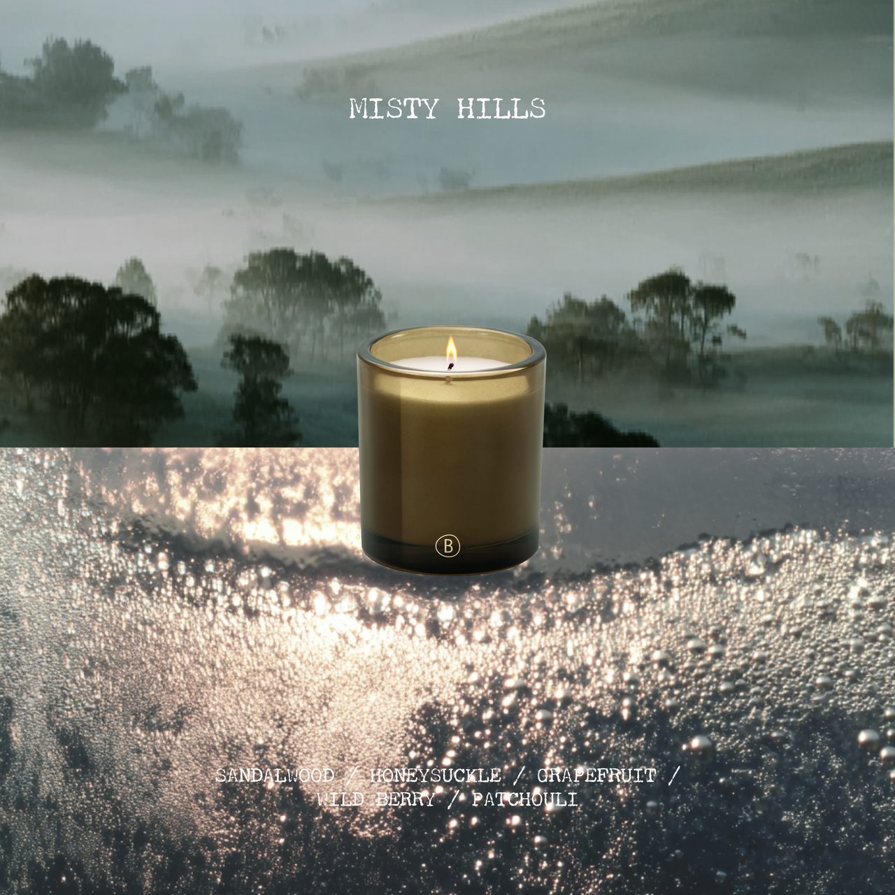Misty Hills Scented Candle