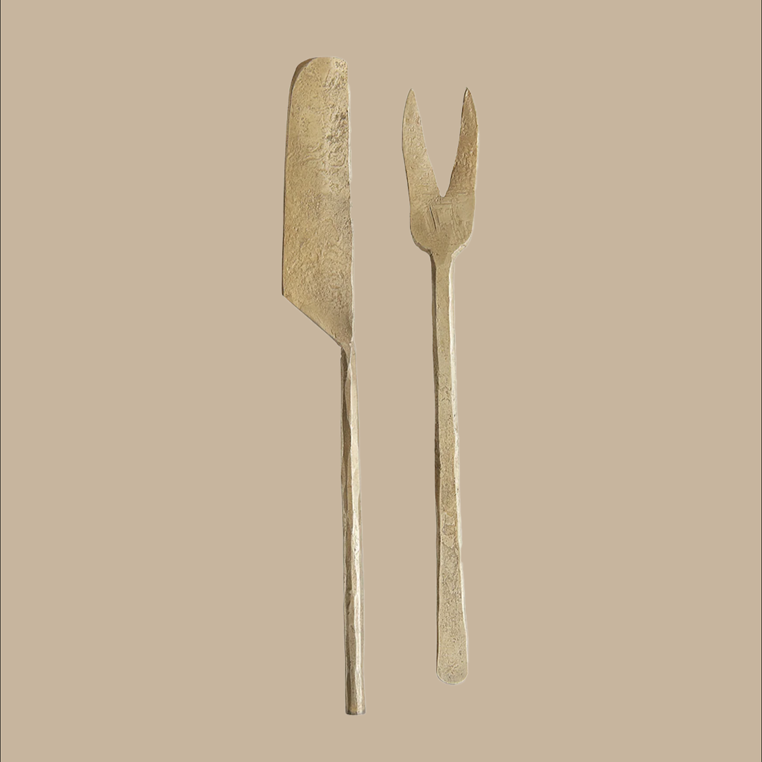 Antique Fork Knife Set