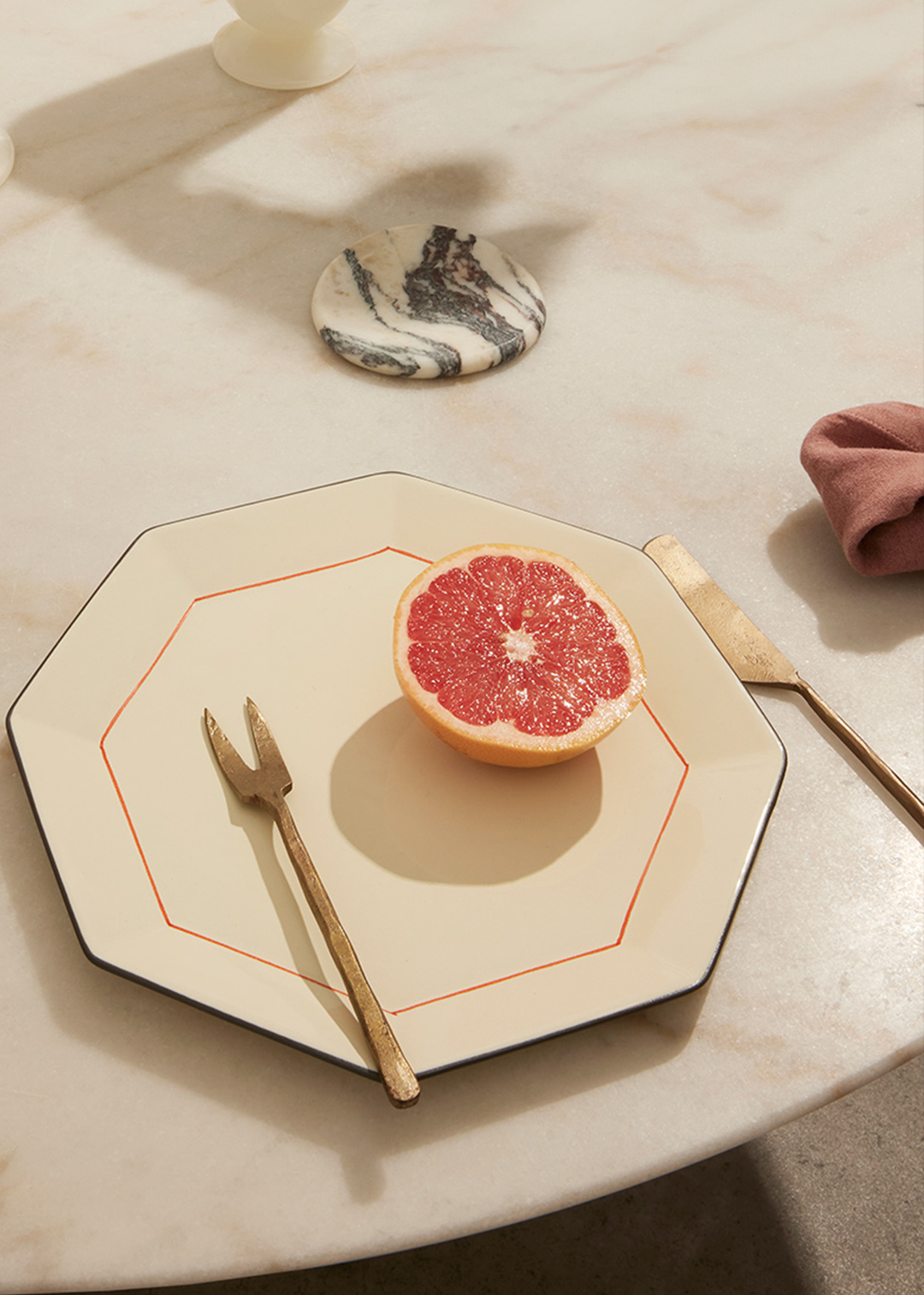 Antique Fork Knife Set