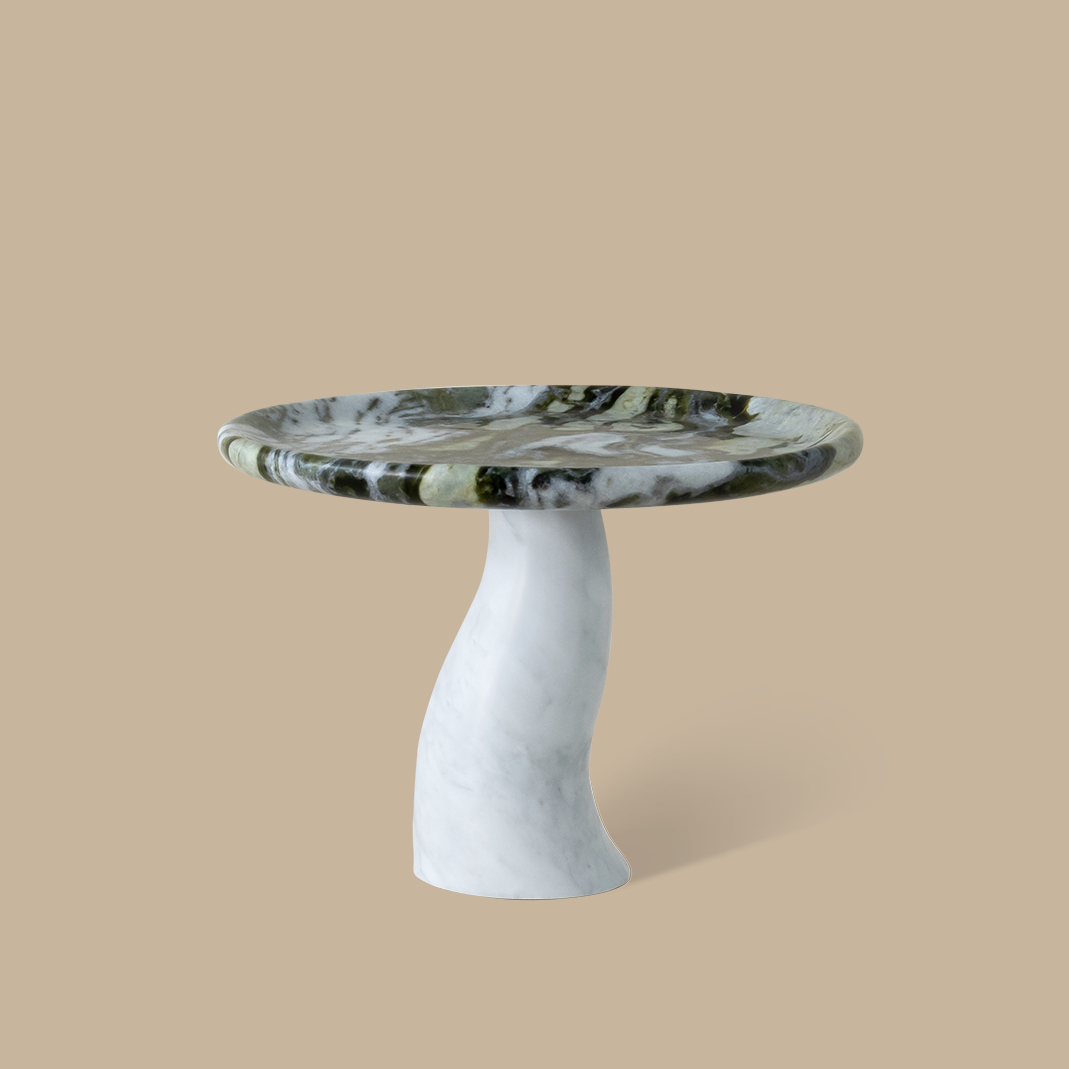 Mushroom Marble Tray - BLACK BLAZE