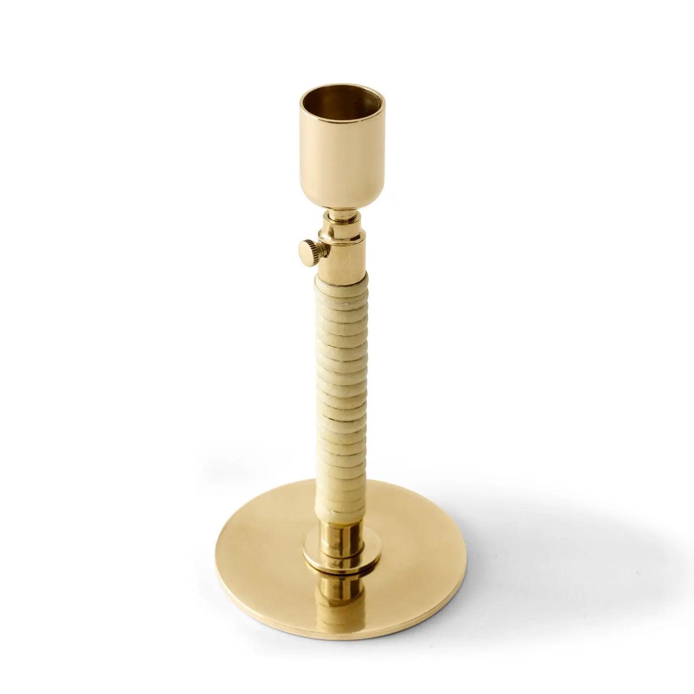 Duca Candle Holder - Polished Brass - BLACK BLAZE - Homeware - Menu