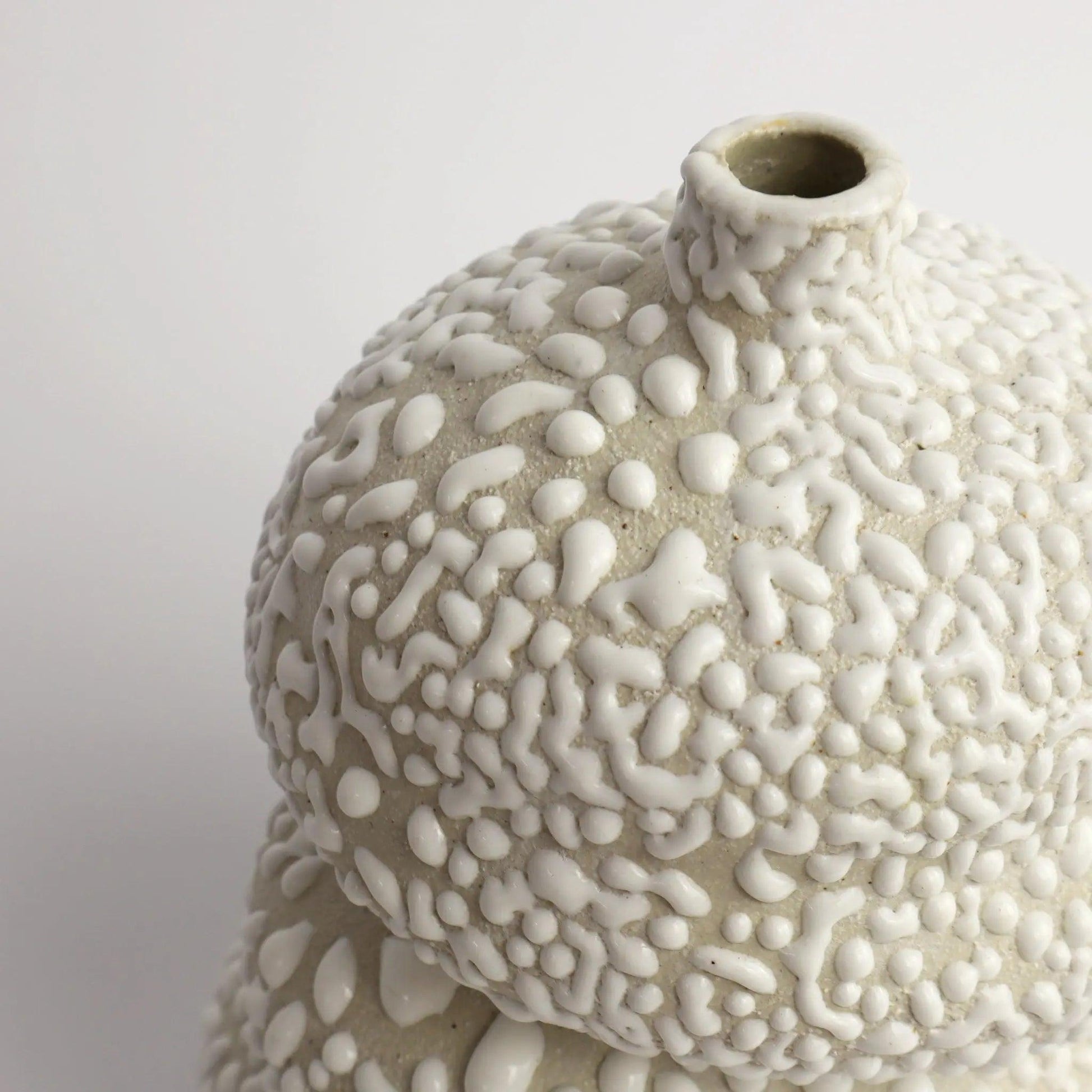 Eun Ceramic Flow Vase - BLACK BLAZE - Homeware - Eun Ceramics