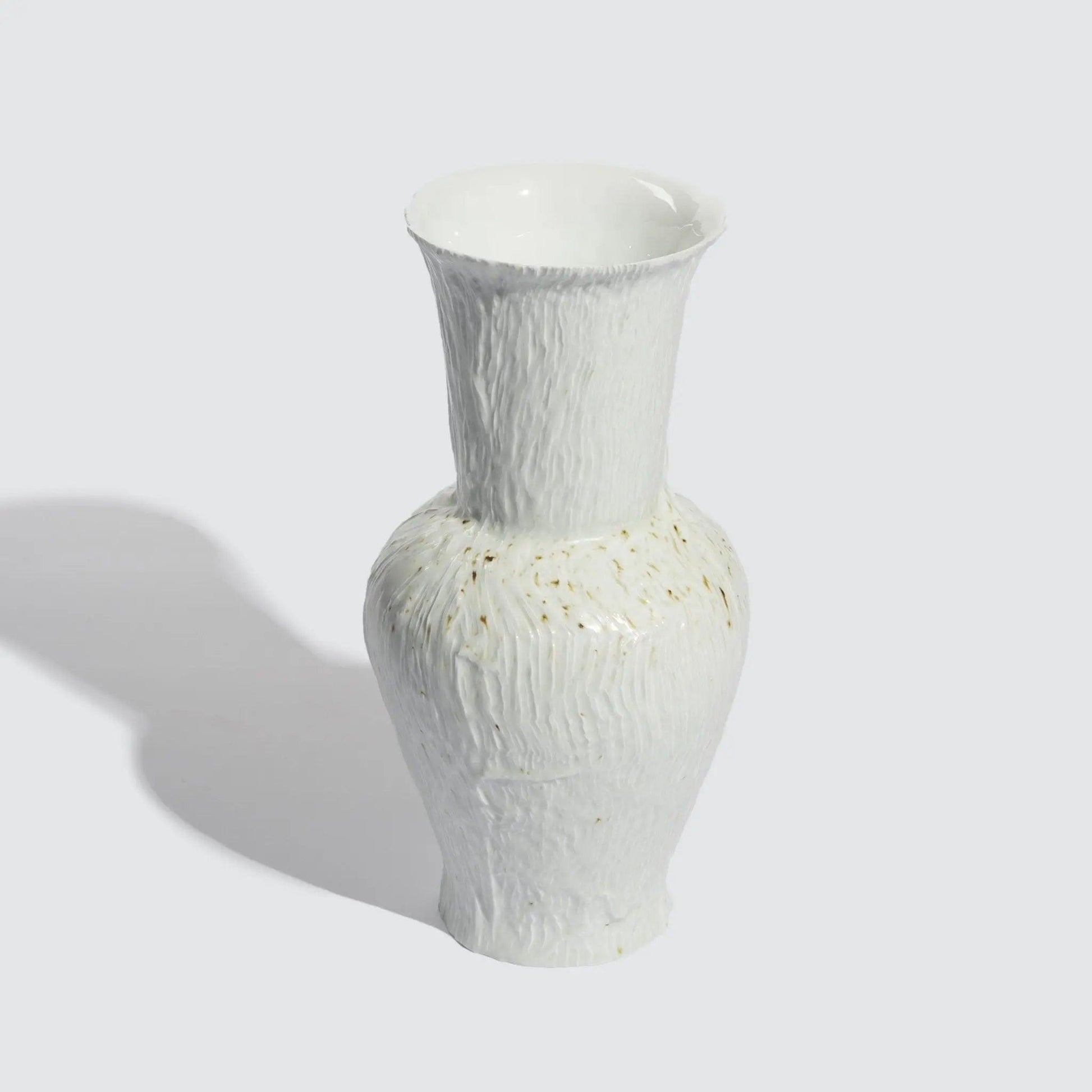 GUAN vase - Speckled White - BLACK BLAZE - Homeware - Xu