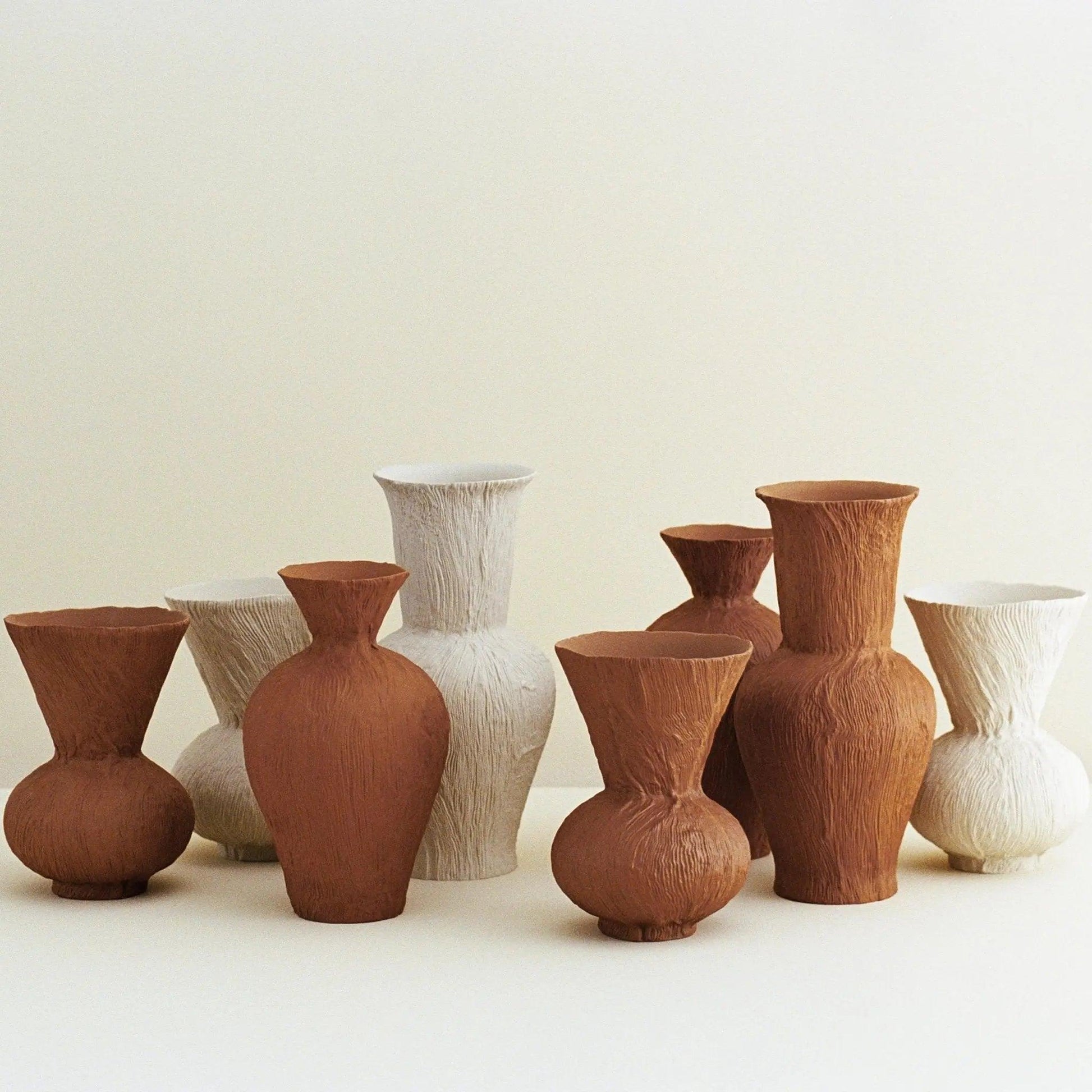 GUAN vase - Speckled White - BLACK BLAZE - Homeware - Xu