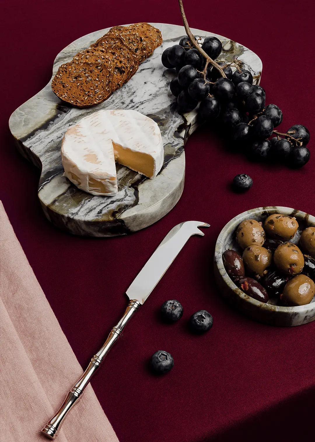 Oasis Marble Serving Platter - BLACK BLAZE - Accessories - BLACK BLAZE