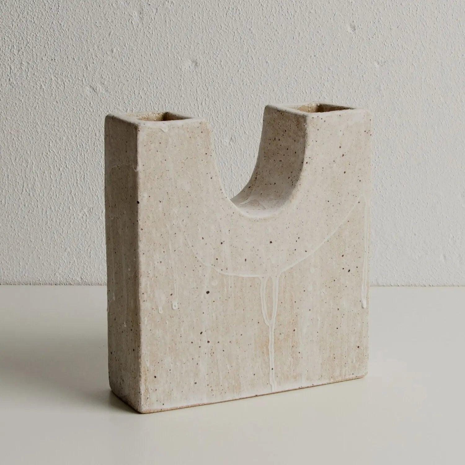 Valley Vessel - Matte White - BLACK BLAZE - Homeware - Clae Studio