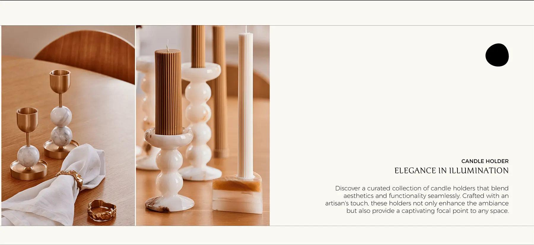 Candle Holders - BLACK BLAZE