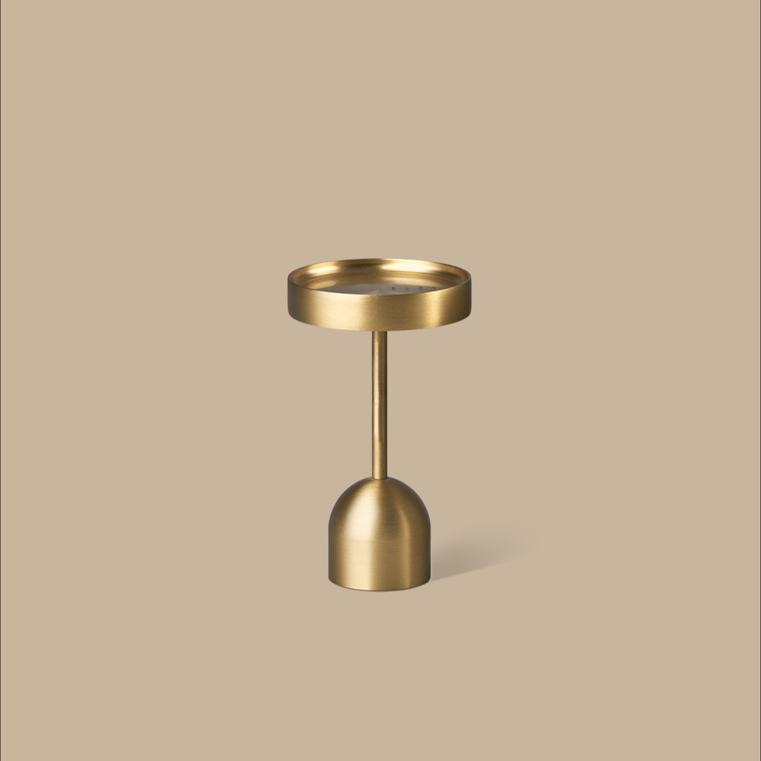 Fountain Brass Candle Holder-Medium