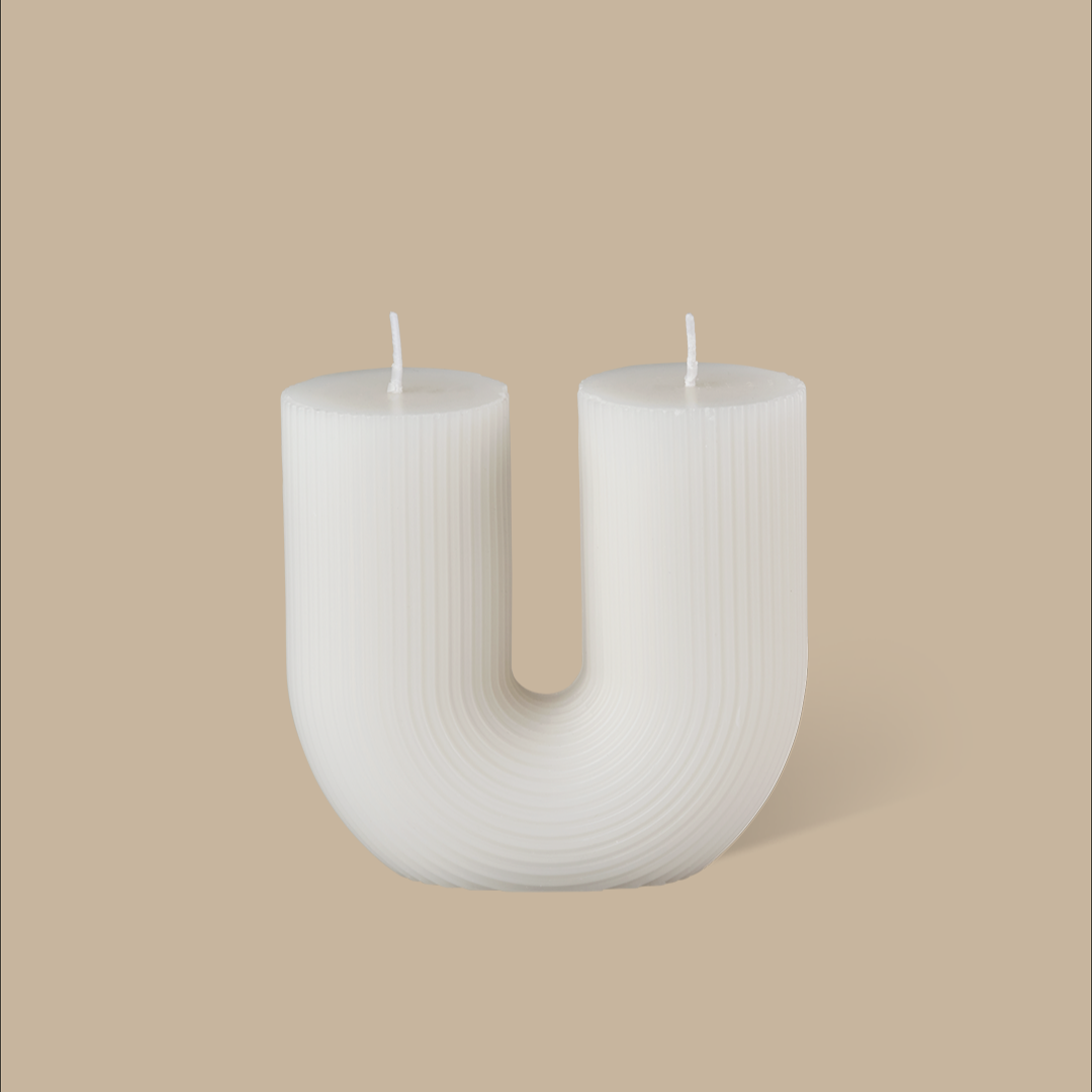 Curl Curl Candle - White