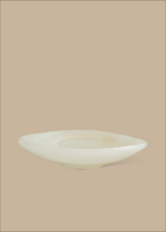 Clam Dish - White Onyx