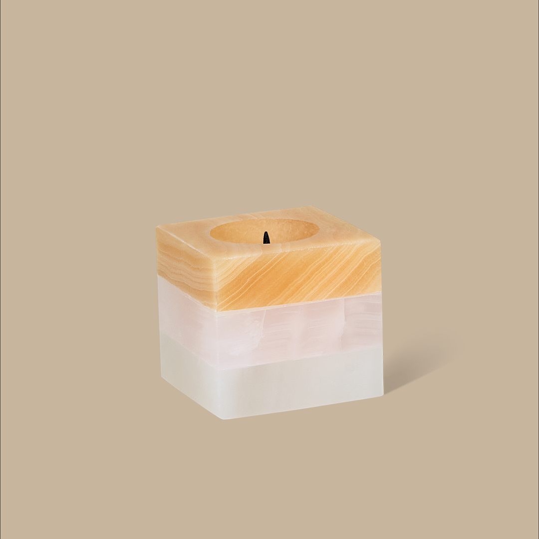 A Piece of Cake Candle Holder - Cube