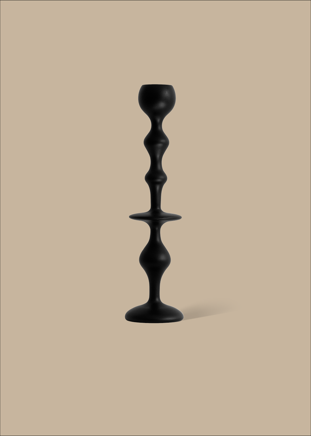 Infinity Candle Holder - Black Large