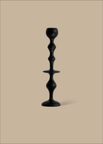 Infinity Candle Holder - Black Large