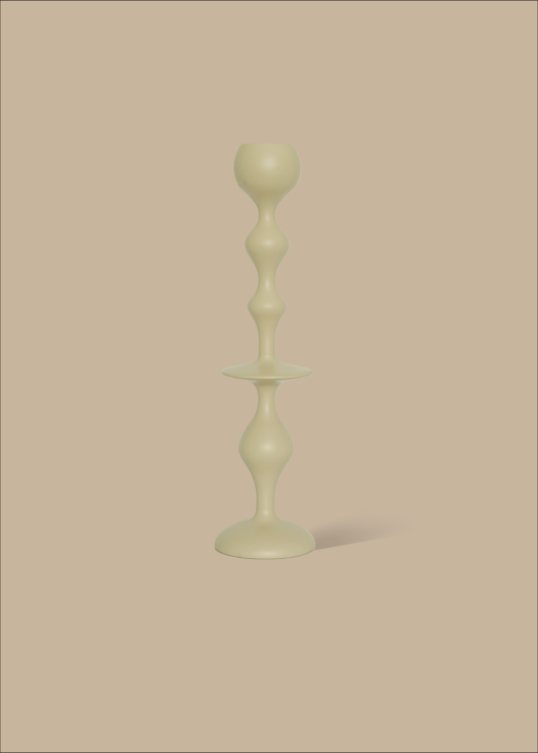 Infinity Candle Holder -  Ivory Large
