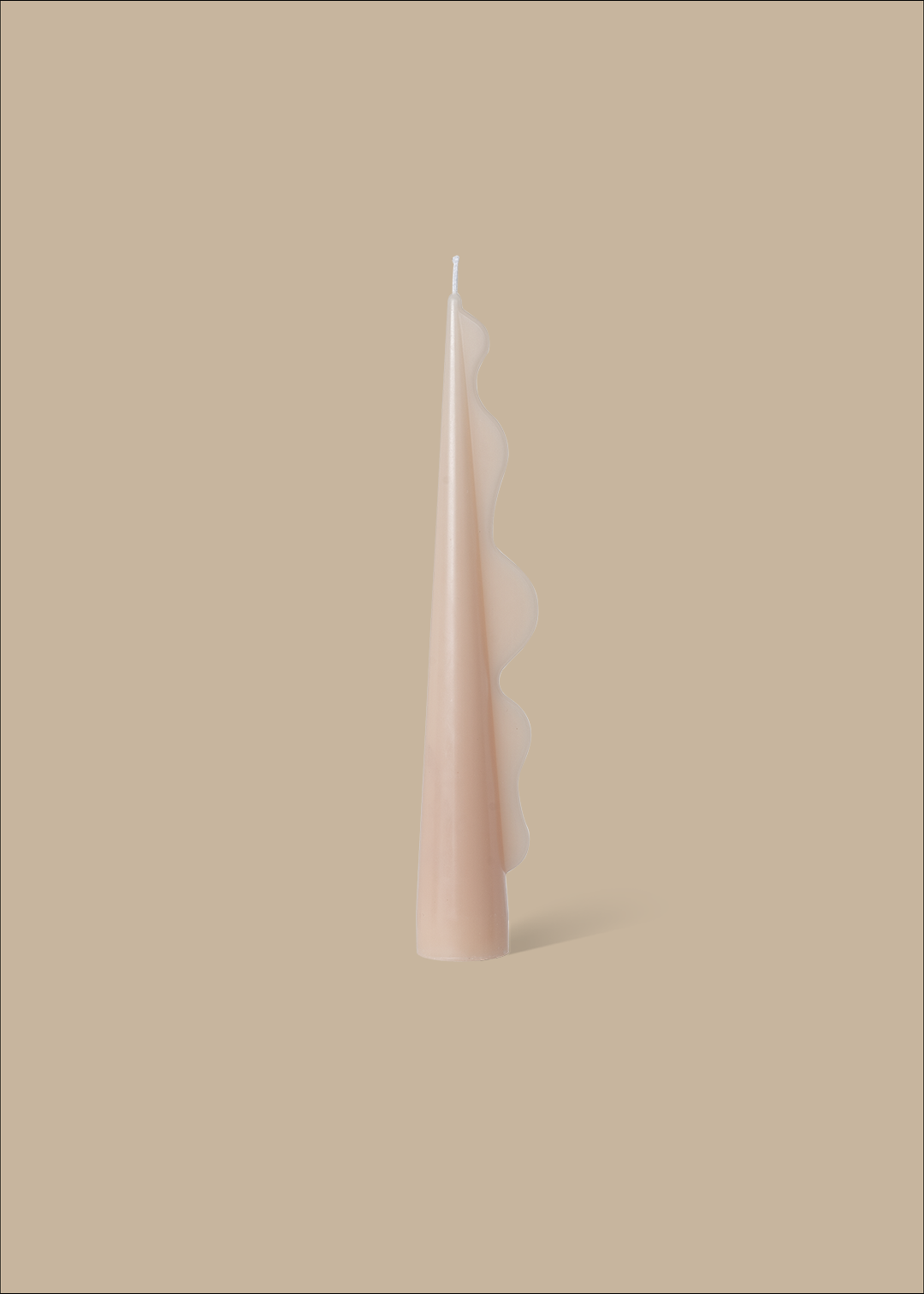 Seaweed Pillar Candle - Pink