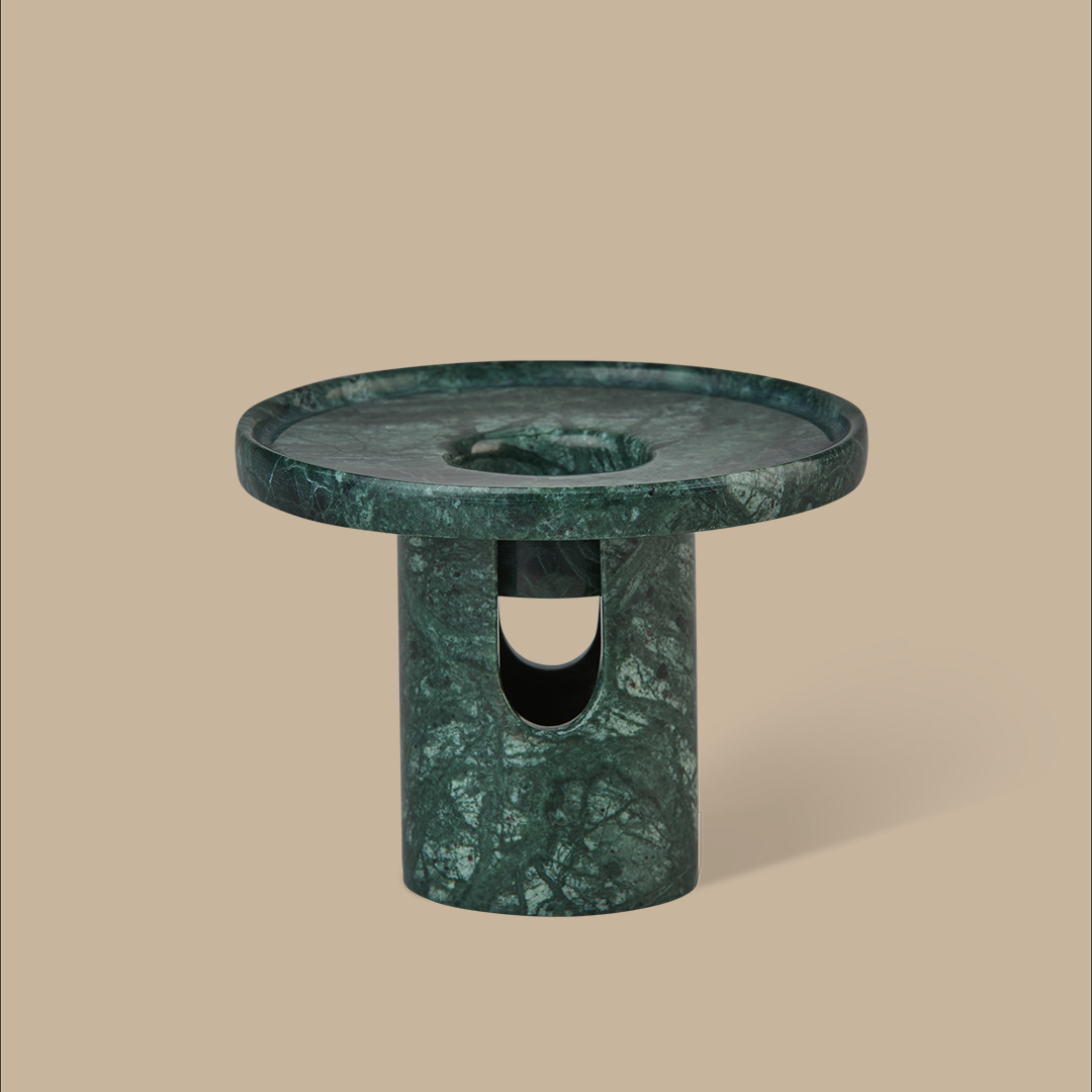 Lumière Oil Burner - Verde Green Marble