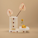 Forma Square Tray - White Onyx