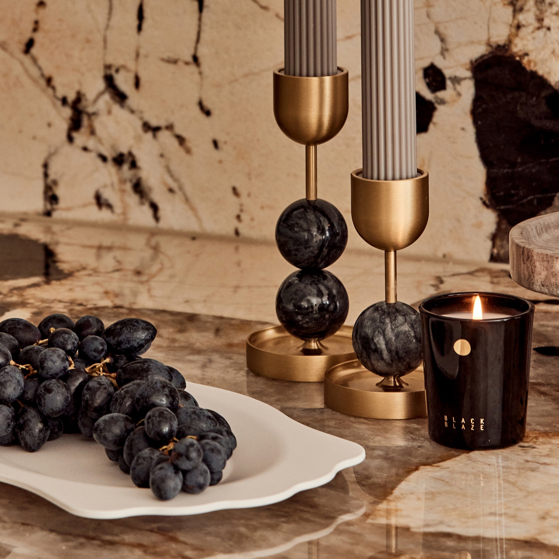 70g Scented Candle BLACK BLAZE