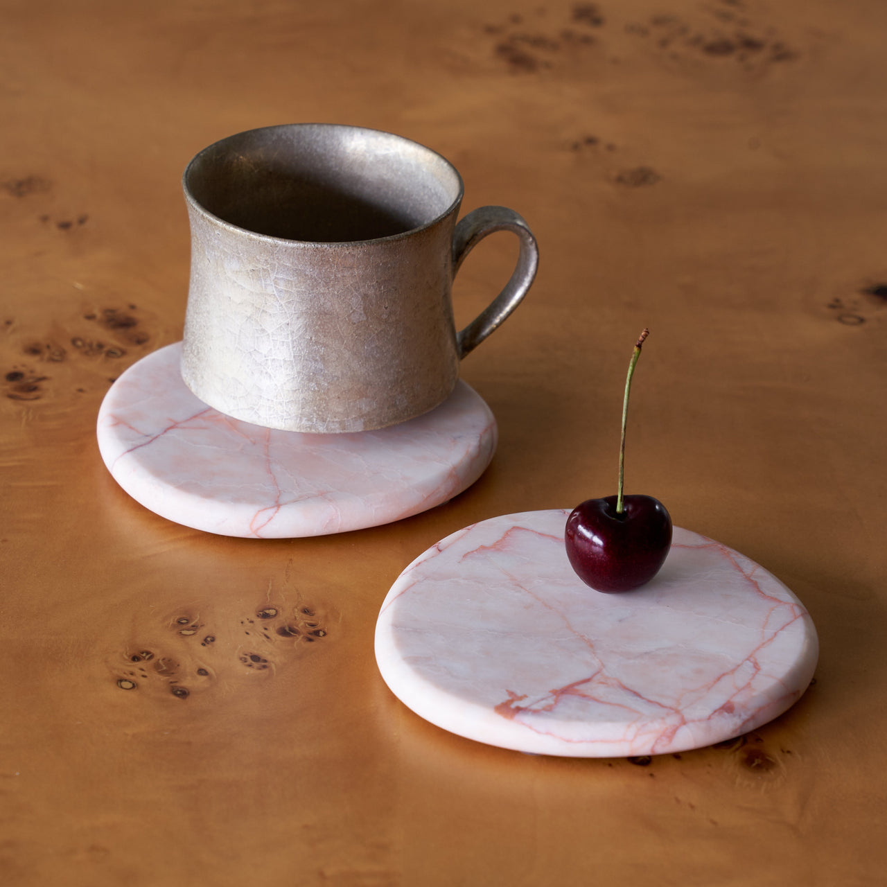 Marble Coaster Set - Rosa - BLACK BLAZE