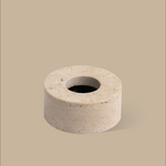 Marble Diffuser Collar - Travertine