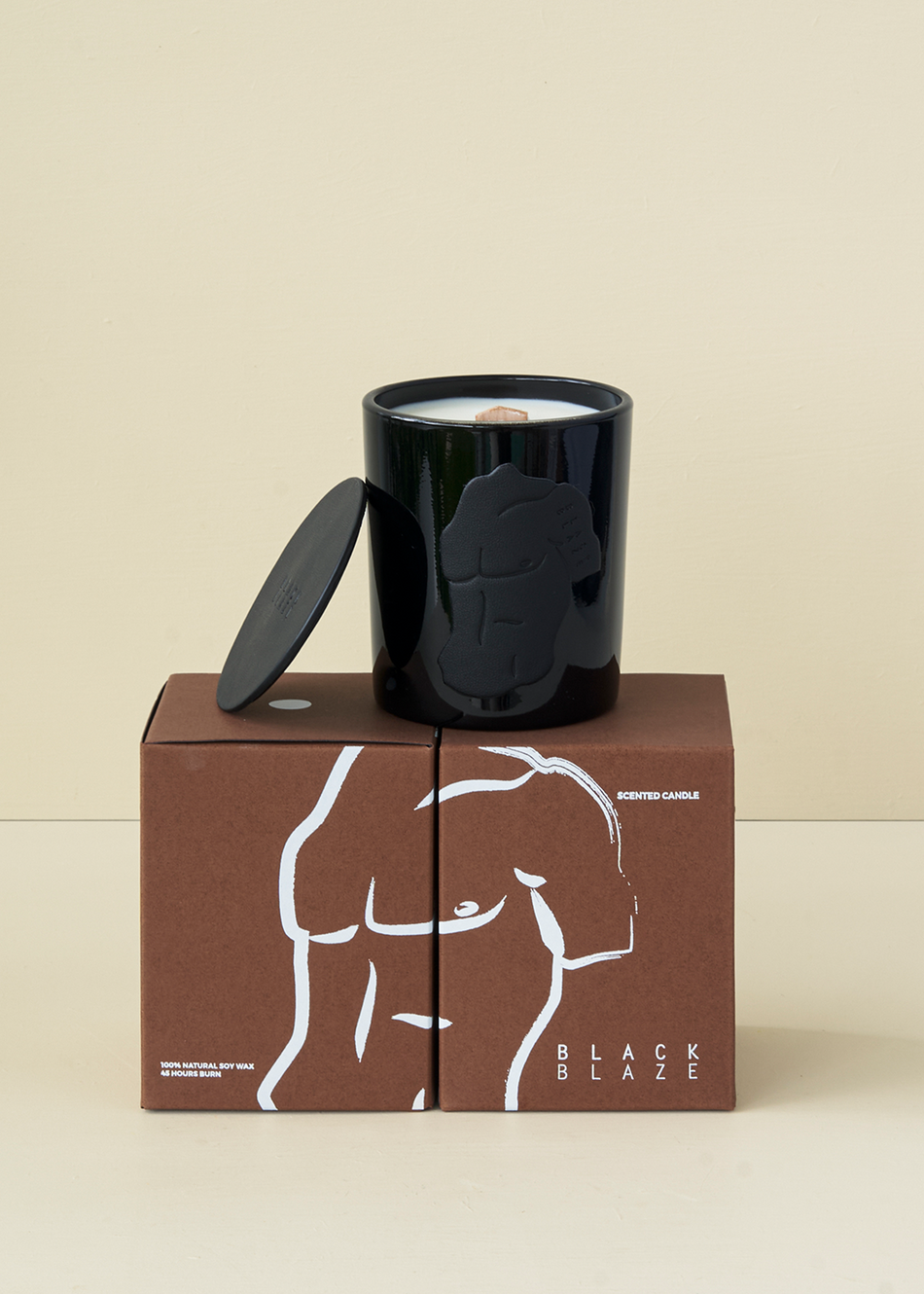 Scented Candle - BLACK BLAZE