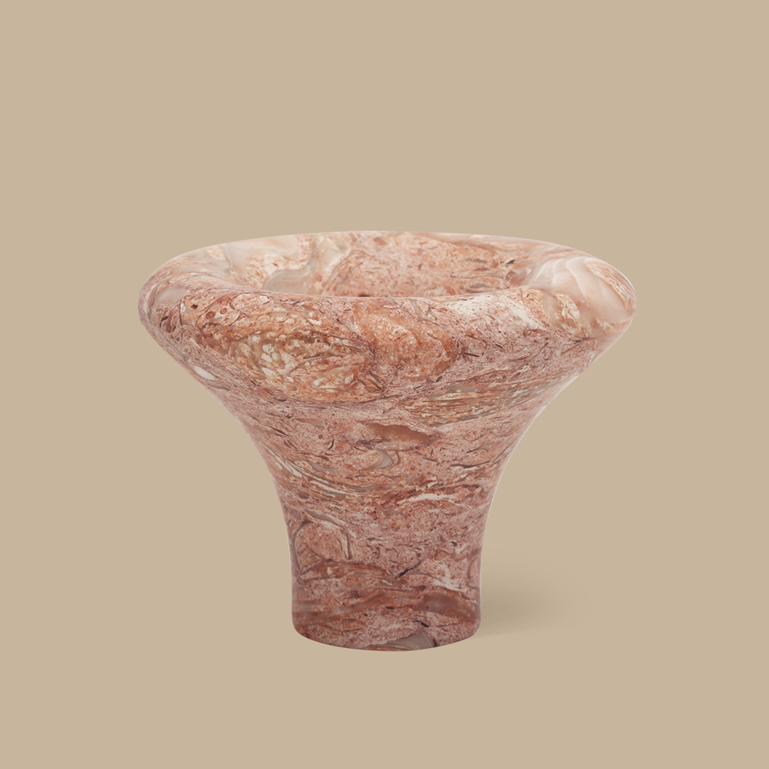 Bell Incense Burner - Fossil Pink
