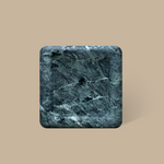Halo Square Tray - Verde Alpi Marble