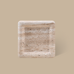 Halo Square Tray - Travertine