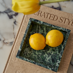 Forma Square Tray - Verde Alpi Marble