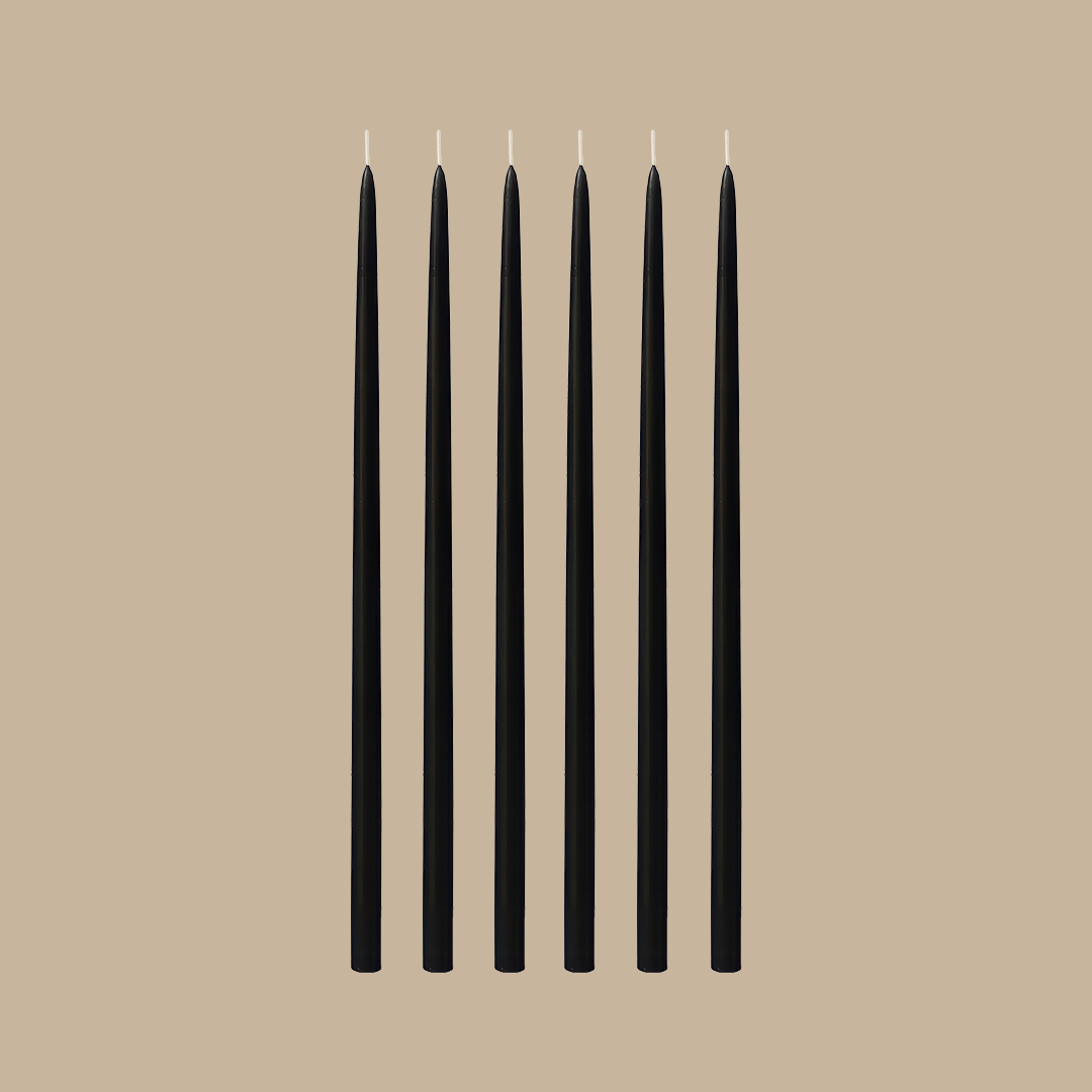 Twig Taper Pack of 6 - Black