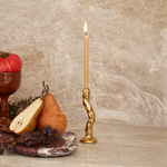 PRE-ORDER Twig Brass Candle Holder - Single
