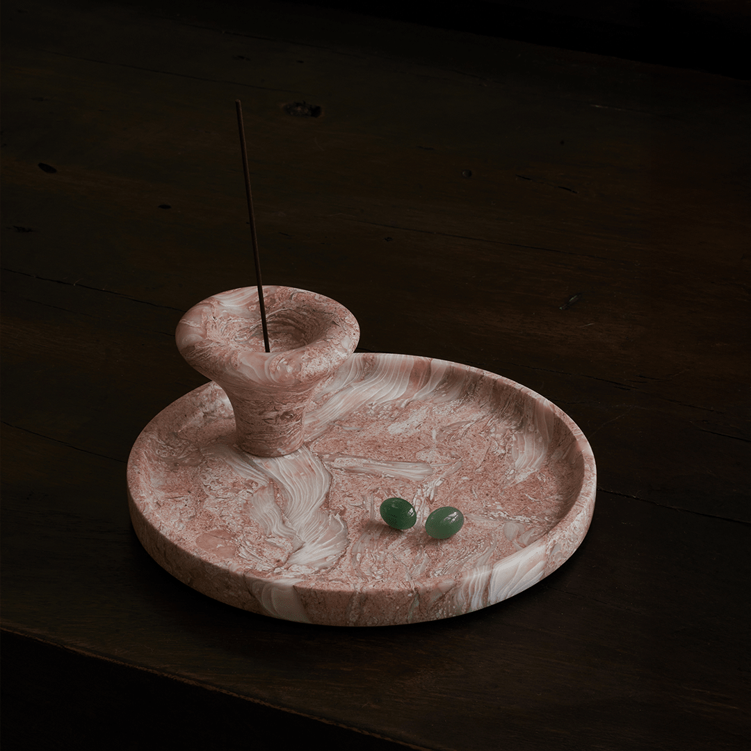 Bell Incense Burner - Fossil Pink - Accessories - Black Blaze
