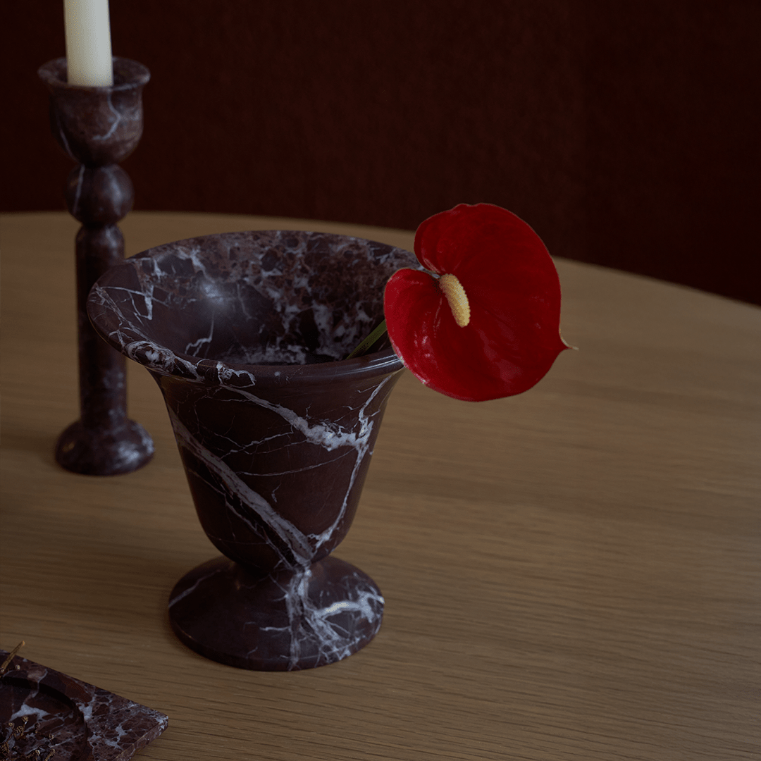 Bell Vase - Rosso Lavento - Accessories - Black Blaze