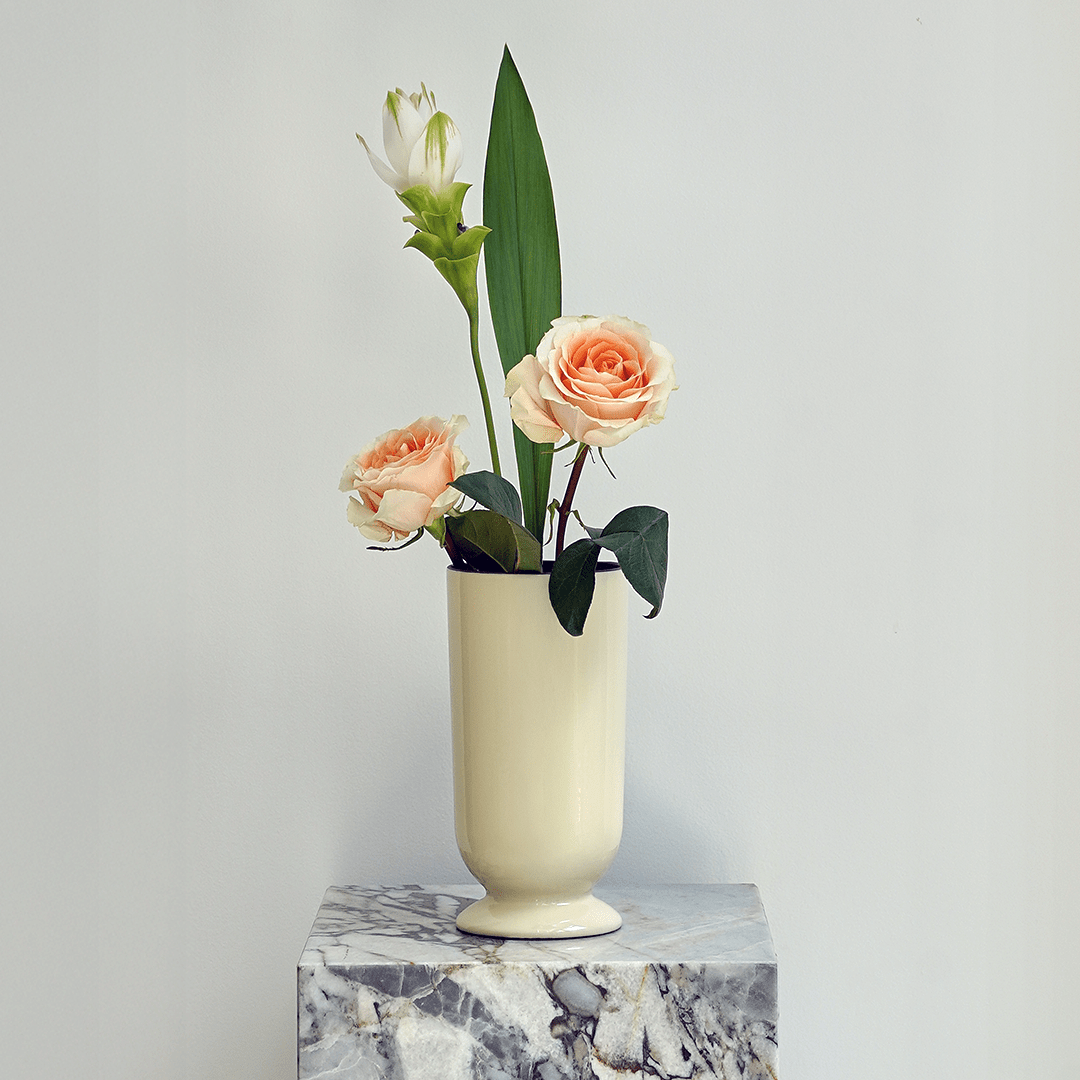 Bouquet Ceramic Vase - Ivory - Accessories - Black Blaze