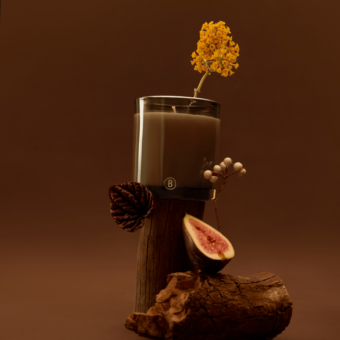 Clary Sage Scented Candle - HOME CANDLE - Black Blaze
