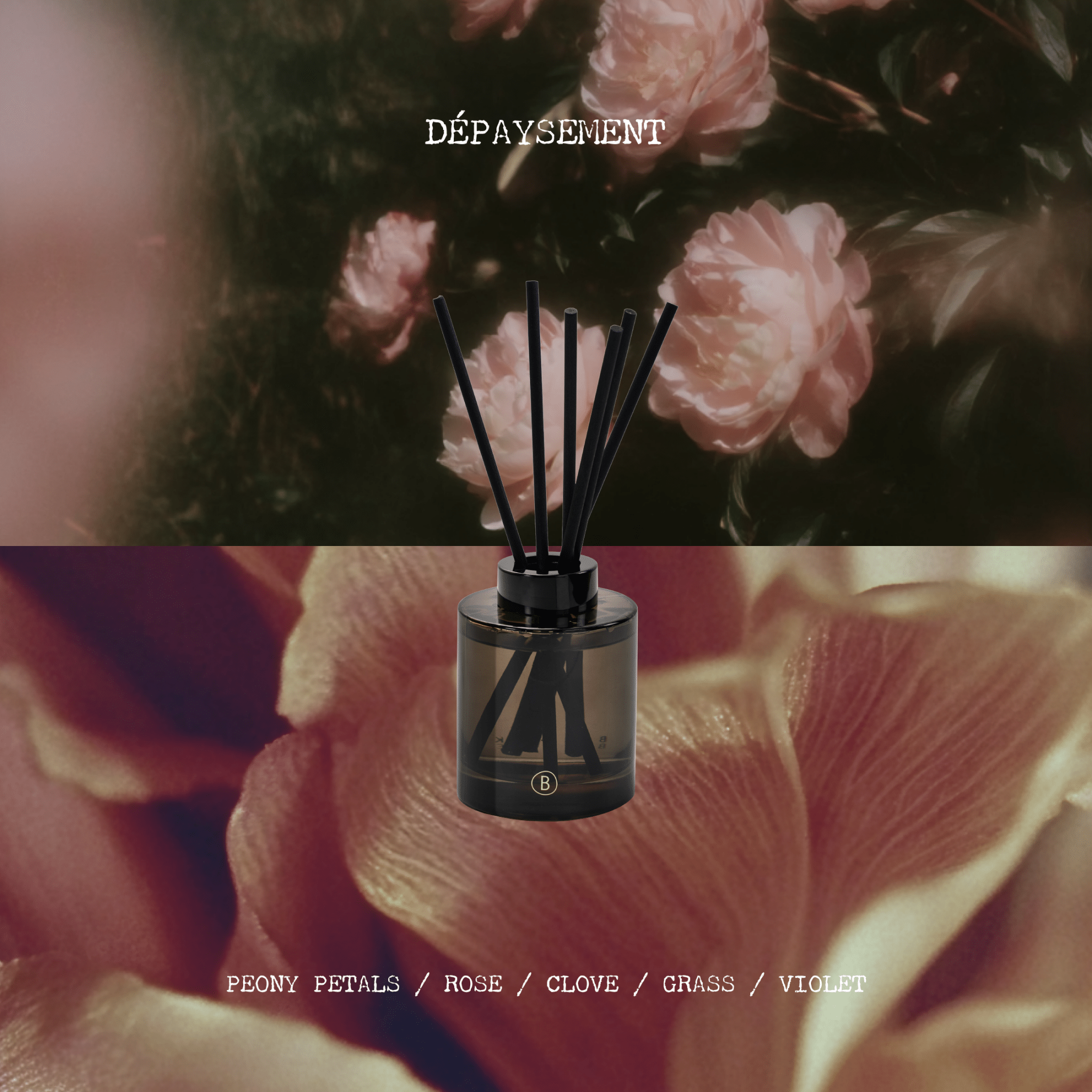 Dépaysement Reed Diffuser - DIFFUSER - Black Blaze