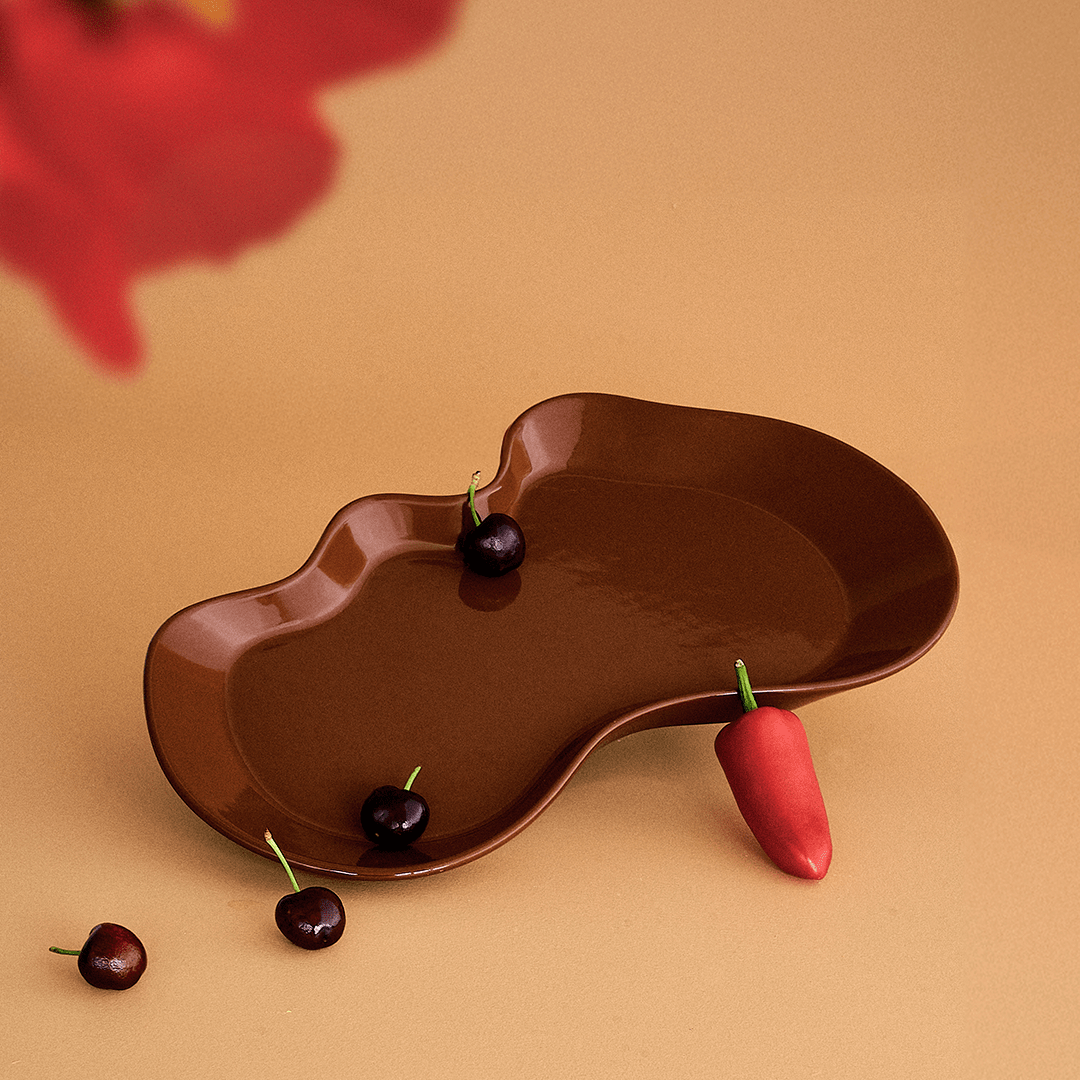 Drift Tray / Platter - Rust - Tableware - Black Blaze