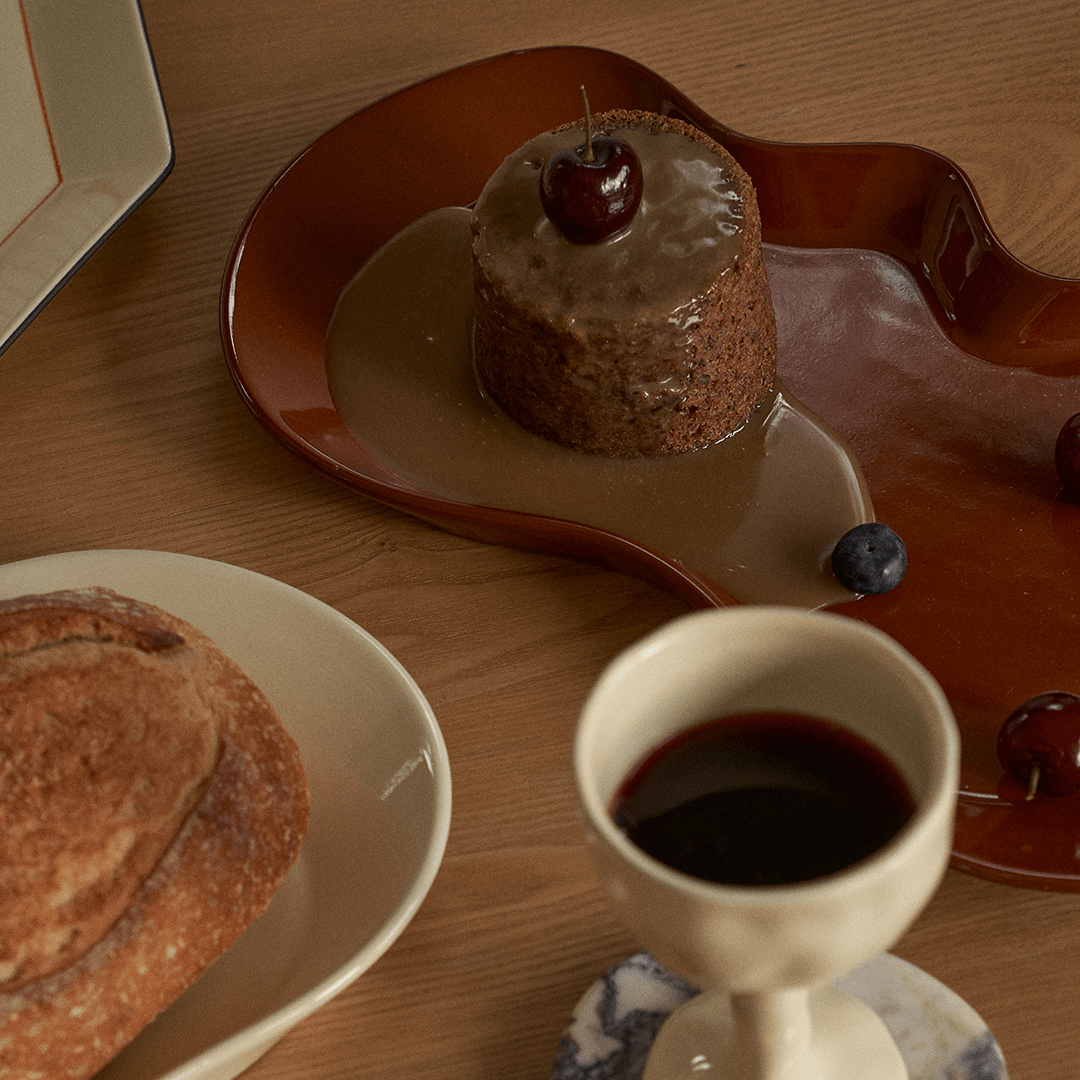 Drift Tray / Platter - Rust - Tableware - Black Blaze