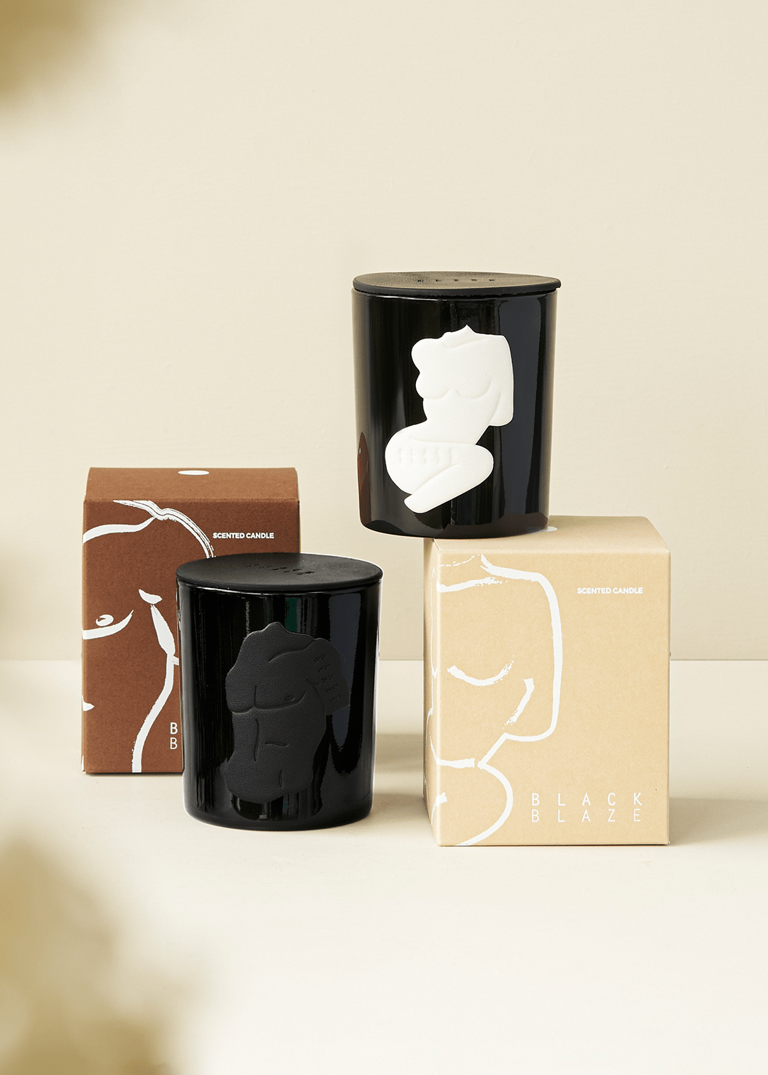 For Him Scented Candle - THE GREAT OUTDOOR COLLECTION - Black Blaze