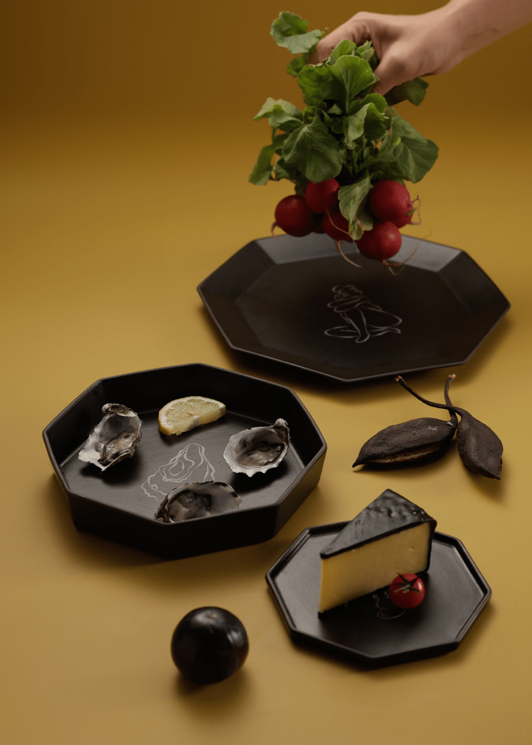 Gem Bowl - Black - Tableware - Black Blaze