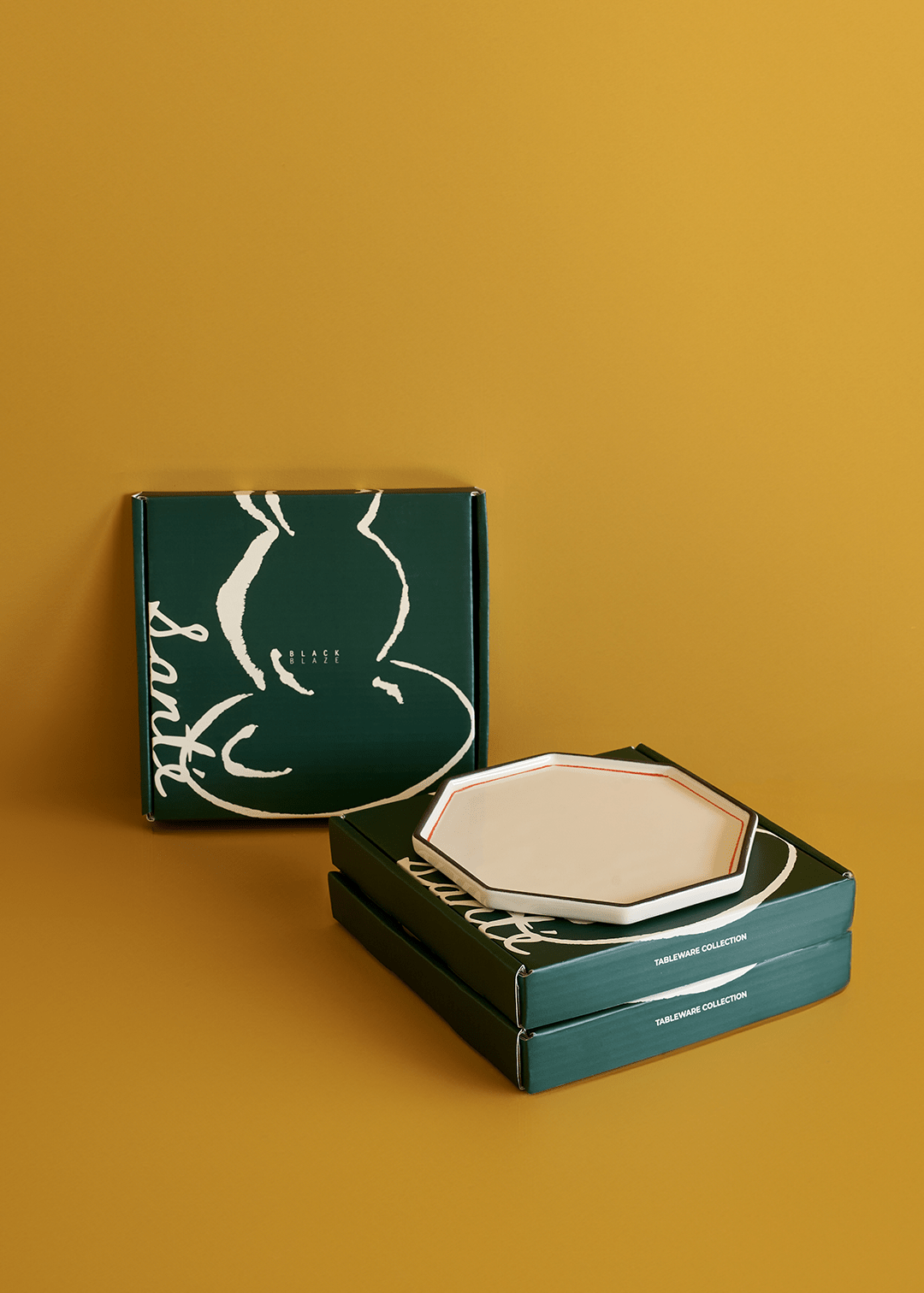 Gem Side Dish - Ivory - Tableware - Black Blaze