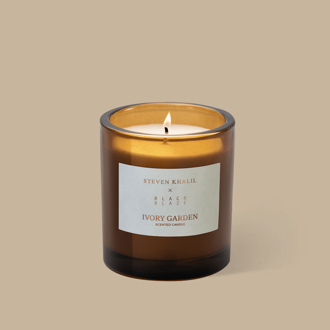 Ivory Garden Scented Candle - Steven Khalil x Black Blaze - BLACK BLAZE - scented candle - BLACK BLAZE