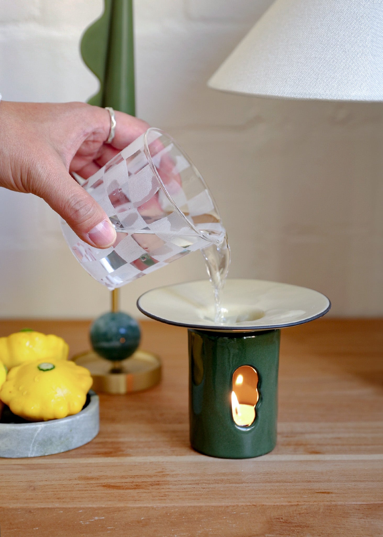 Lumière Oil Burner - Olive - Accessories - Black Blaze